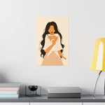 Filipina with Sampaguita- Premium Matte Vertical Poster