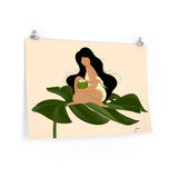 Coconut Girl by Jona- Premium Matte horizontal poster