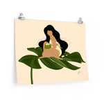 Coconut Girl by Jona- Premium Matte horizontal poster