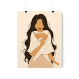 Filipina with Sampaguita- Premium Matte Vertical Poster