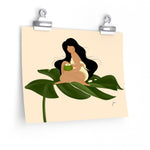 Coconut Girl by Jona- Premium Matte horizontal poster