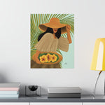 Gumamela Girl by Jona- Premium Matte Vertical Poster