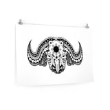 Tribal Kalabaw- Premium Matte horizontal poster