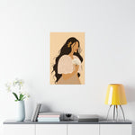 Filipina wearing a Filipiniana Art by Jona-Premium Matte Vertical Poster