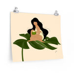 Coconut Girl by Jona- Premium Matte horizontal poster