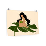 Coconut Girl by Jona- Premium Matte horizontal poster