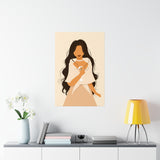 Filipina with Sampaguita- Premium Matte Vertical Poster