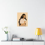 Filipina wearing a Filipiniana Art by Jona-Premium Matte Vertical Poster