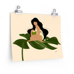 Coconut Girl by Jona- Premium Matte horizontal poster