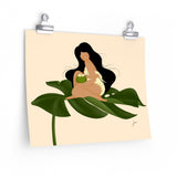 Coconut Girl by Jona- Premium Matte horizontal poster