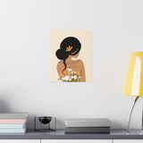 Bulaklak- Filipina Artwork by Jona- Premium Matte Vertical Poster