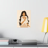 Filipina with Sampaguita- Premium Matte Vertical Poster