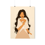 Filipina with Sampaguita- Premium Matte Vertical Poster