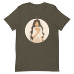 Filipina Holding a Sampaguita Artwork on Short-sleeve unisex t-shirt