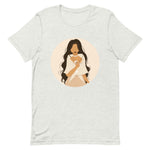 Filipina Holding a Sampaguita Artwork on Short-sleeve unisex t-shirt