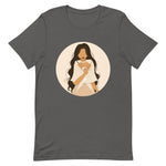 Filipina Holding a Sampaguita Artwork on Short-sleeve unisex t-shirt