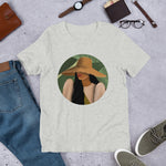 Tagalog Woman with Sumbrero- Filipina Artwork on Short-sleeve unisex t-shirt