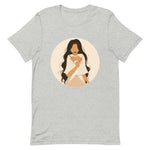 Filipina Holding a Sampaguita Artwork on Short-sleeve unisex t-shirt