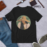 Tagalog Woman with Sumbrero- Filipina Artwork on Short-sleeve unisex t-shirt