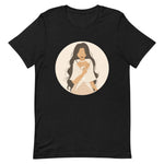 Filipina Holding a Sampaguita Artwork on Short-sleeve unisex t-shirt