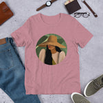 Tagalog Woman with Sumbrero- Filipina Artwork on Short-sleeve unisex t-shirt