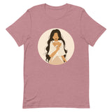 Filipina Holding a Sampaguita Artwork on Short-sleeve unisex t-shirt