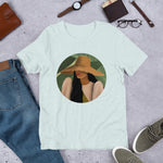 Tagalog Woman with Sumbrero- Filipina Artwork on Short-sleeve unisex t-shirt