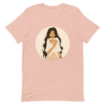 Filipina Holding a Sampaguita Artwork on Short-sleeve unisex t-shirt