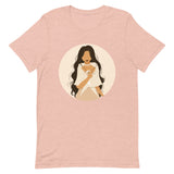 Filipina Holding a Sampaguita Artwork on Short-sleeve unisex t-shirt