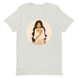 Filipina Holding a Sampaguita Artwork on Short-sleeve unisex t-shirt