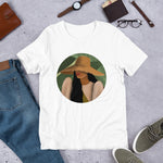 Tagalog Woman with Sumbrero- Filipina Artwork on Short-sleeve unisex t-shirt